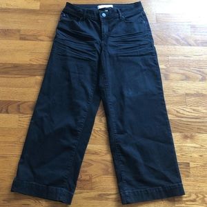 Black denim Capri Pants size 8 New with Tags